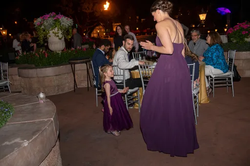 A candid photo of Tara, Tom, and Delaney